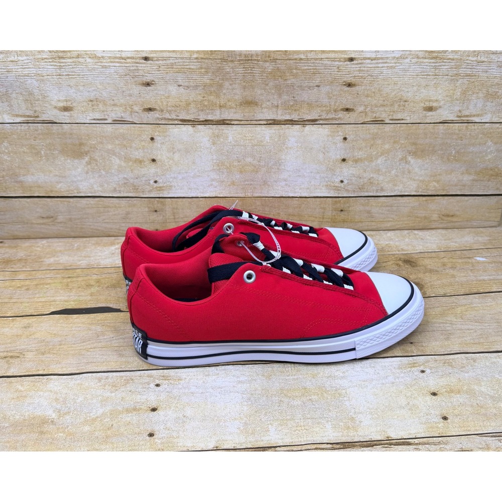 Converse All Star Red Textile Low Top Sneakers Mens 11.5 A14725C